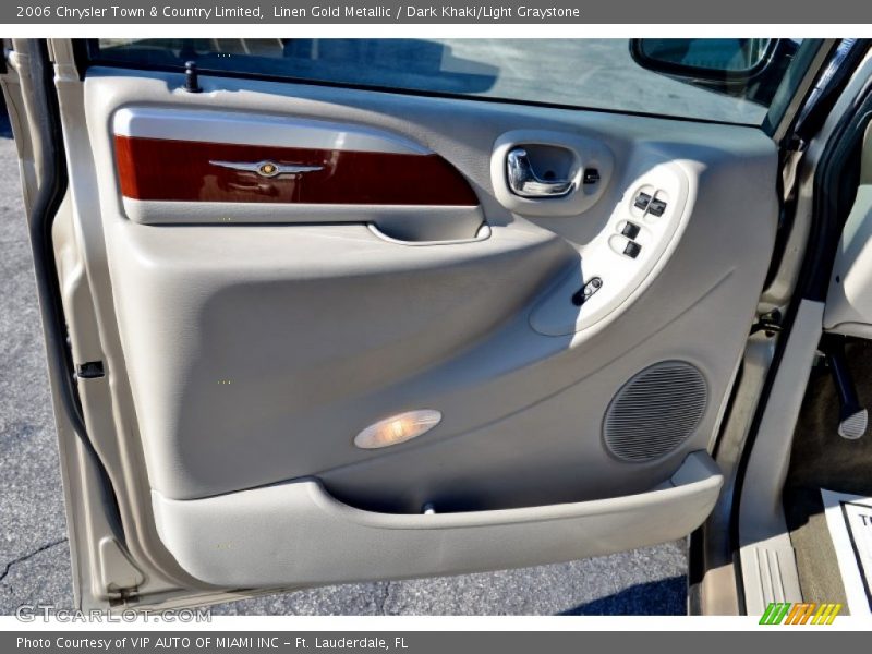 Linen Gold Metallic / Dark Khaki/Light Graystone 2006 Chrysler Town & Country Limited