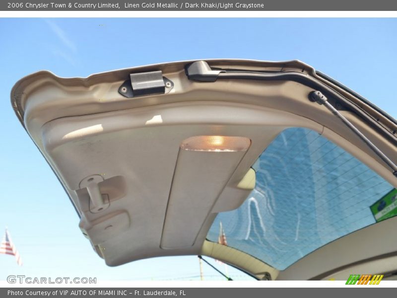 Linen Gold Metallic / Dark Khaki/Light Graystone 2006 Chrysler Town & Country Limited
