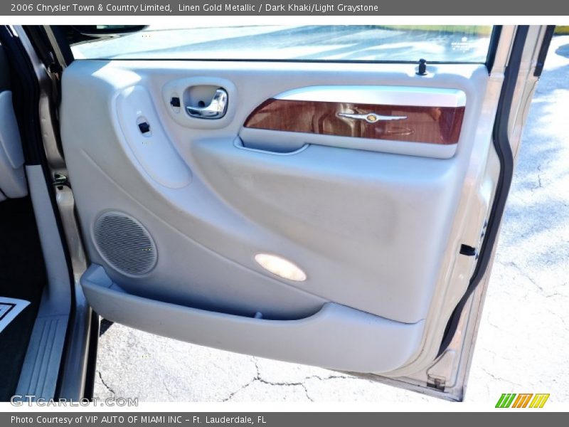 Linen Gold Metallic / Dark Khaki/Light Graystone 2006 Chrysler Town & Country Limited