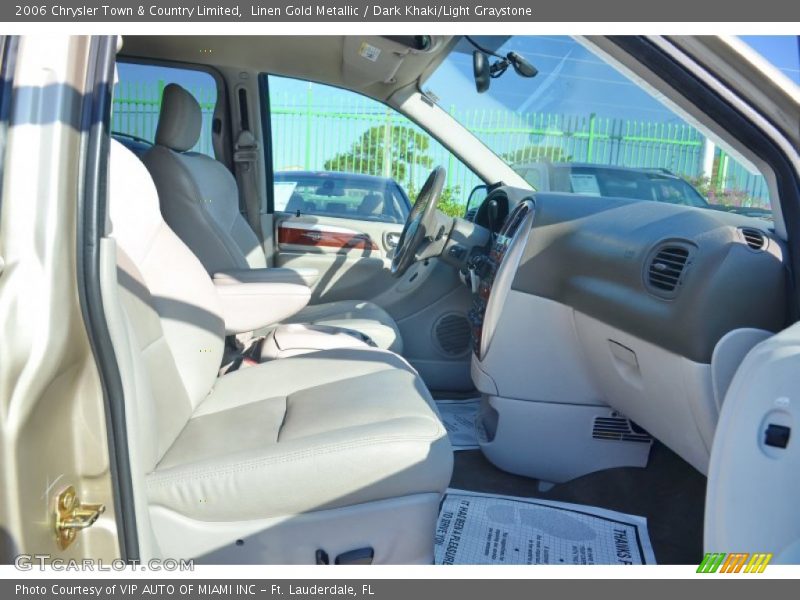 Linen Gold Metallic / Dark Khaki/Light Graystone 2006 Chrysler Town & Country Limited