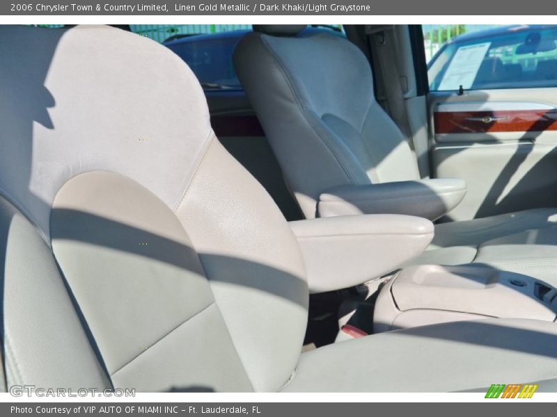 Linen Gold Metallic / Dark Khaki/Light Graystone 2006 Chrysler Town & Country Limited