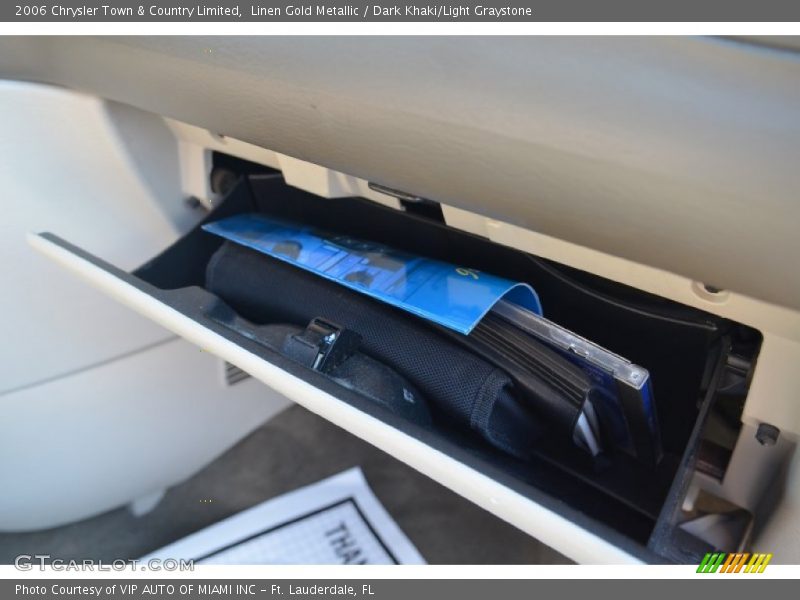 Linen Gold Metallic / Dark Khaki/Light Graystone 2006 Chrysler Town & Country Limited