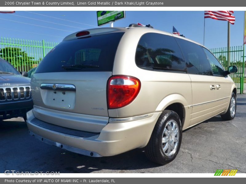 Linen Gold Metallic / Dark Khaki/Light Graystone 2006 Chrysler Town & Country Limited