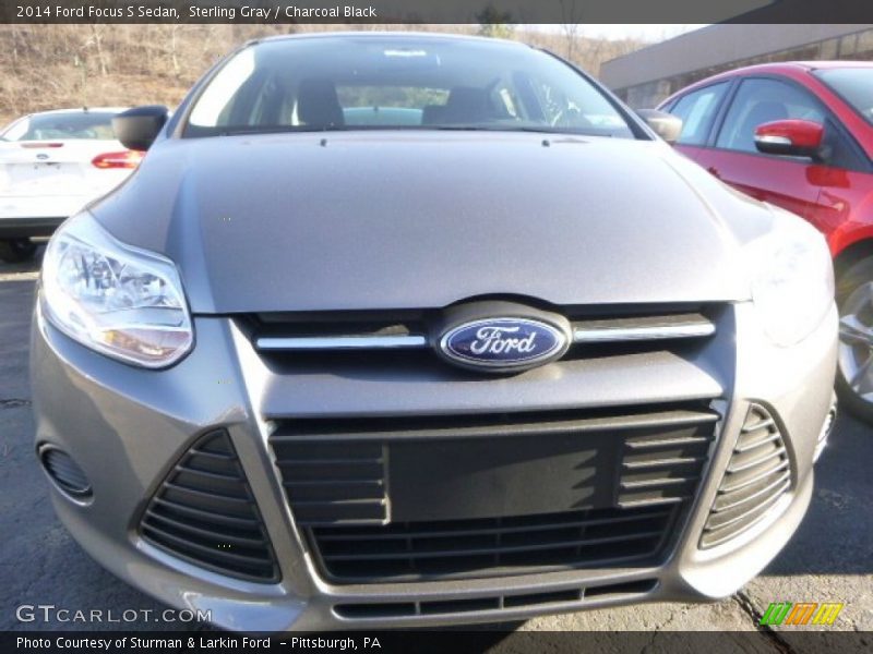 Sterling Gray / Charcoal Black 2014 Ford Focus S Sedan