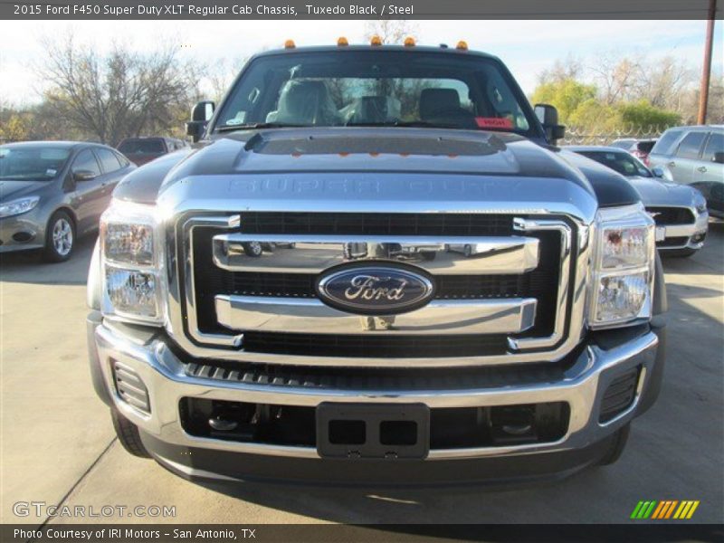 Tuxedo Black / Steel 2015 Ford F450 Super Duty XLT Regular Cab Chassis