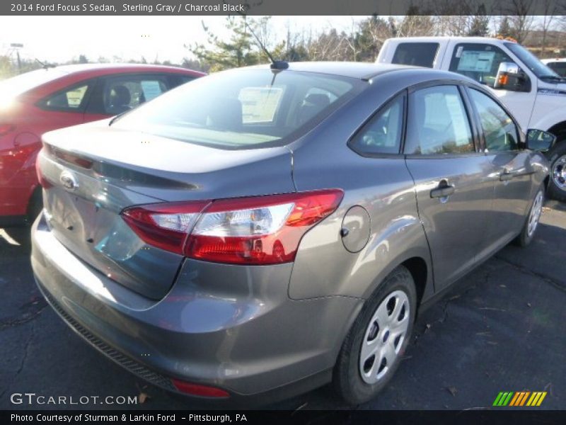 Sterling Gray / Charcoal Black 2014 Ford Focus S Sedan