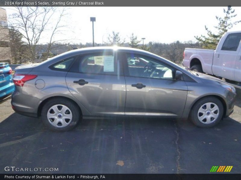 Sterling Gray / Charcoal Black 2014 Ford Focus S Sedan