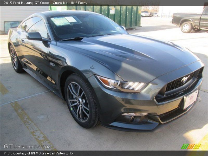 Guard Metallic / Ebony 2015 Ford Mustang GT Coupe