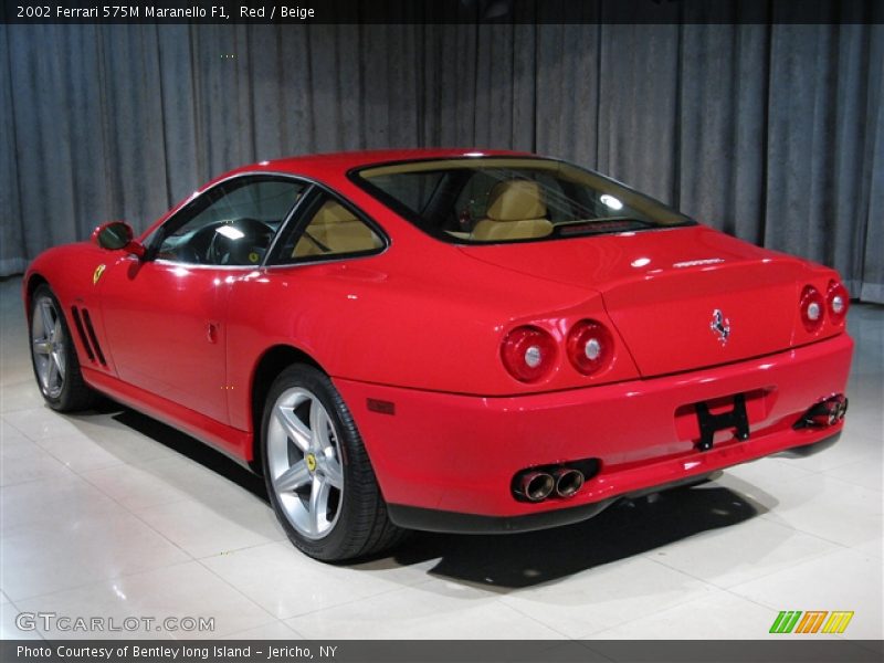 Red / Beige 2002 Ferrari 575M Maranello F1