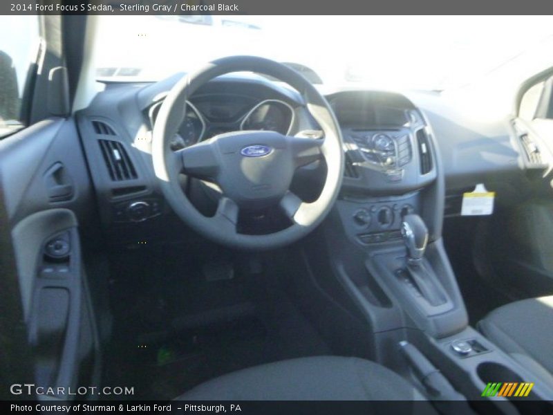 Sterling Gray / Charcoal Black 2014 Ford Focus S Sedan