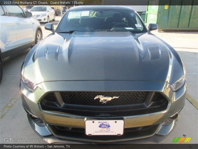 Guard Metallic / Ebony 2015 Ford Mustang GT Coupe