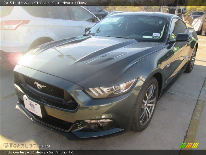 Guard Metallic / Ebony 2015 Ford Mustang GT Coupe