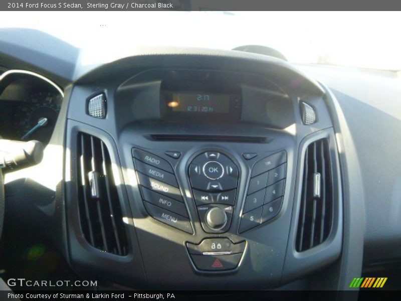 Sterling Gray / Charcoal Black 2014 Ford Focus S Sedan