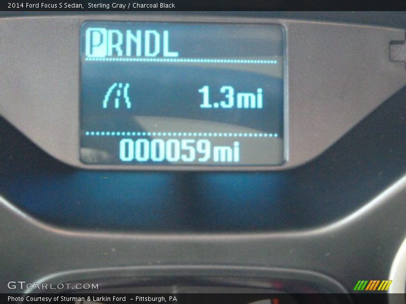 Sterling Gray / Charcoal Black 2014 Ford Focus S Sedan