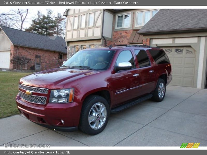 Red Jewel Tintcoat / Light Cashmere/Dark Cashmere 2010 Chevrolet Suburban LTZ 4x4