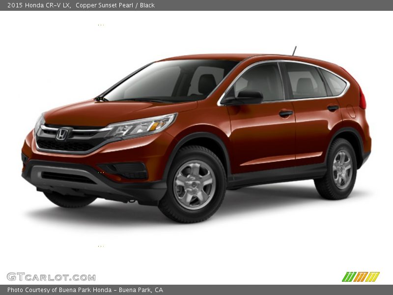 Copper Sunset Pearl / Black 2015 Honda CR-V LX
