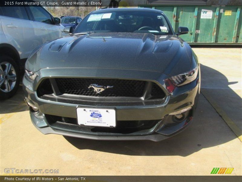 Guard Metallic / Ebony 2015 Ford Mustang GT Coupe