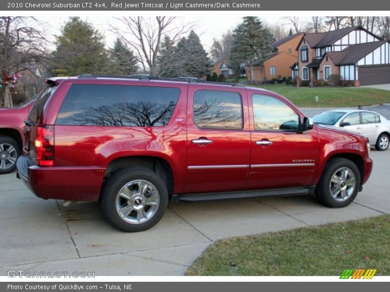 Red Jewel Tintcoat / Light Cashmere/Dark Cashmere 2010 Chevrolet Suburban LTZ 4x4