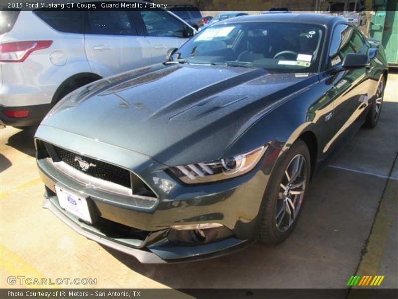 Guard Metallic / Ebony 2015 Ford Mustang GT Coupe