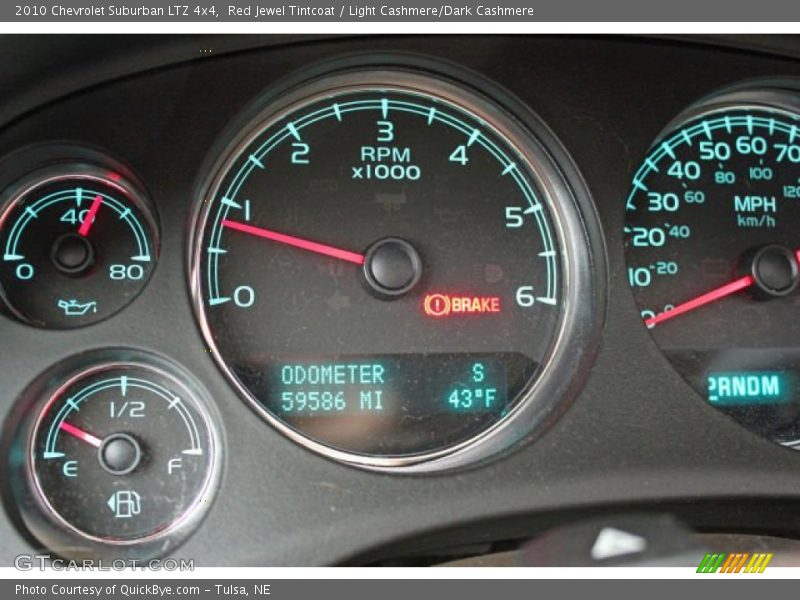 Red Jewel Tintcoat / Light Cashmere/Dark Cashmere 2010 Chevrolet Suburban LTZ 4x4