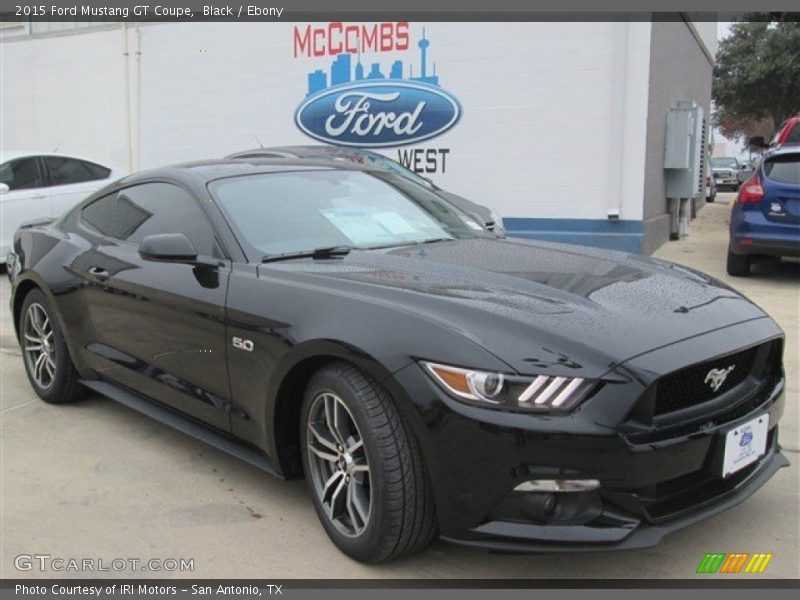Black / Ebony 2015 Ford Mustang GT Coupe