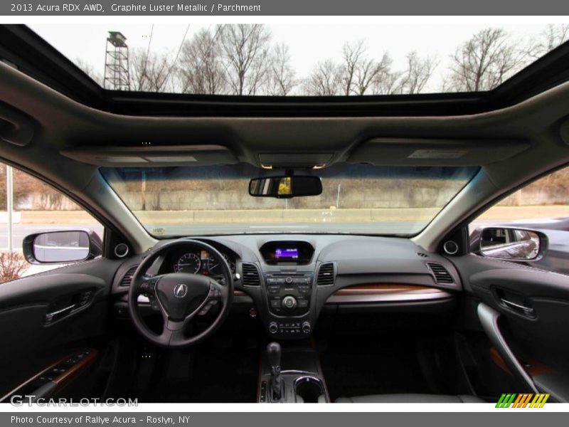 Graphite Luster Metallic / Parchment 2013 Acura RDX AWD