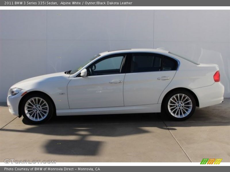 Alpine White / Oyster/Black Dakota Leather 2011 BMW 3 Series 335i Sedan