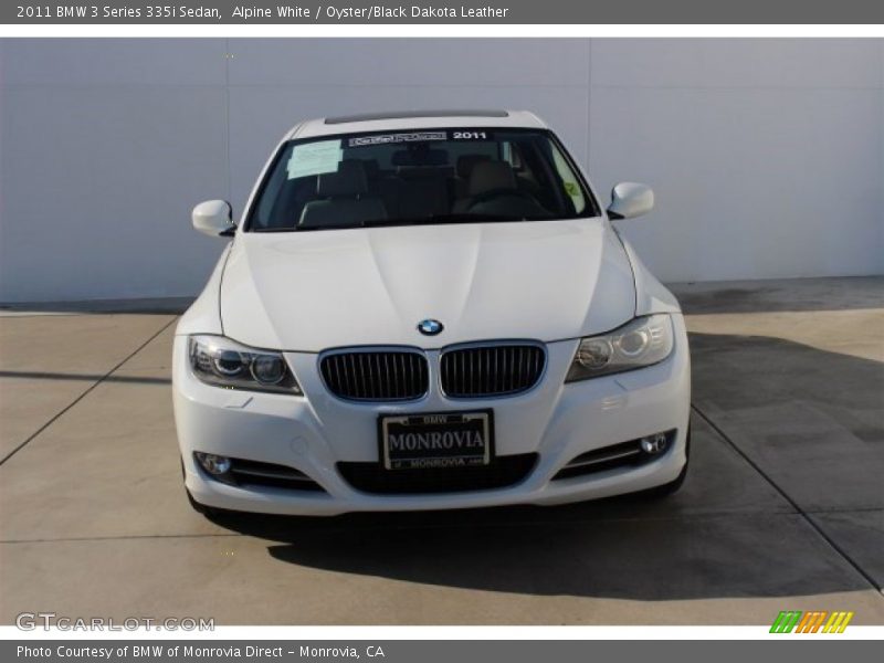 Alpine White / Oyster/Black Dakota Leather 2011 BMW 3 Series 335i Sedan