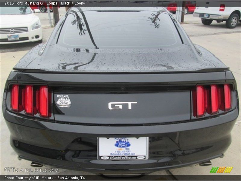 Black / Ebony 2015 Ford Mustang GT Coupe