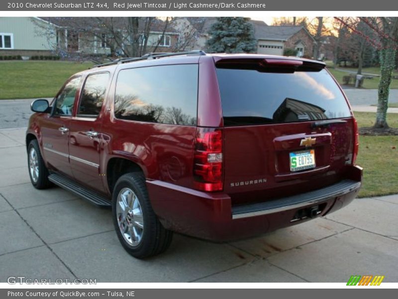 Red Jewel Tintcoat / Light Cashmere/Dark Cashmere 2010 Chevrolet Suburban LTZ 4x4