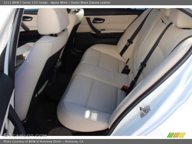 Alpine White / Oyster/Black Dakota Leather 2011 BMW 3 Series 335i Sedan