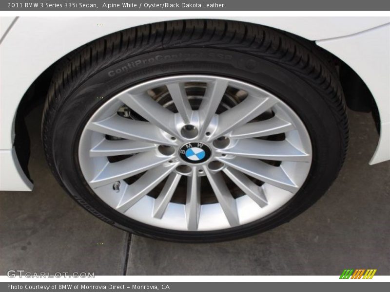 Alpine White / Oyster/Black Dakota Leather 2011 BMW 3 Series 335i Sedan
