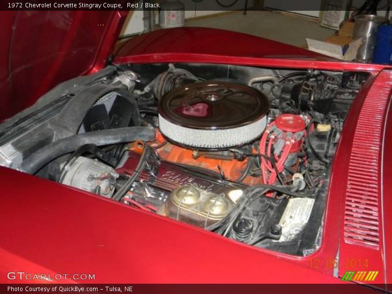 Red / Black 1972 Chevrolet Corvette Stingray Coupe