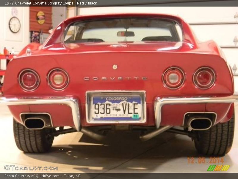 Red / Black 1972 Chevrolet Corvette Stingray Coupe