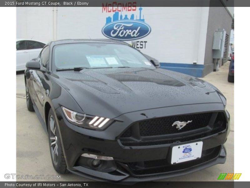 Black / Ebony 2015 Ford Mustang GT Coupe