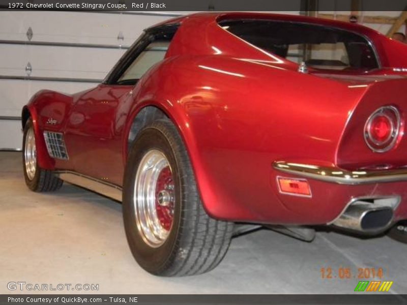 Red / Black 1972 Chevrolet Corvette Stingray Coupe