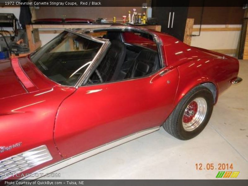 Red / Black 1972 Chevrolet Corvette Stingray Coupe