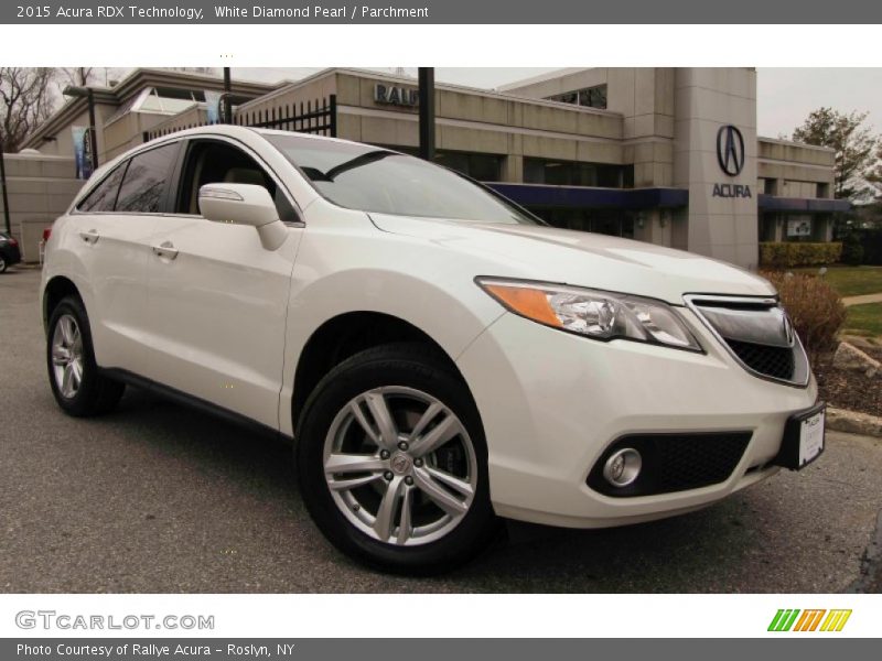 White Diamond Pearl / Parchment 2015 Acura RDX Technology