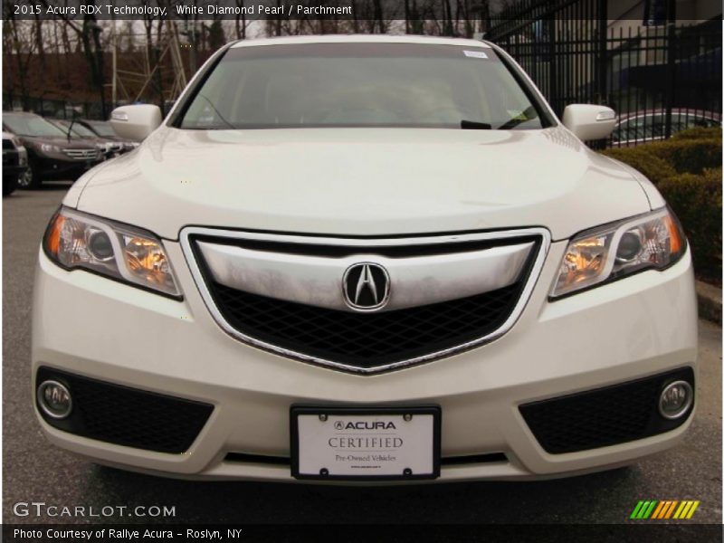 White Diamond Pearl / Parchment 2015 Acura RDX Technology