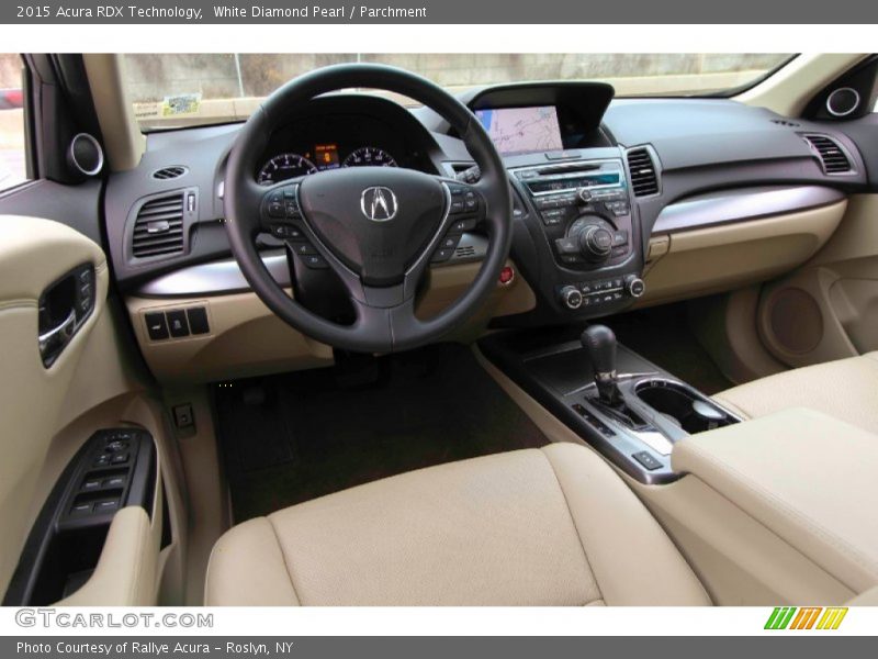 White Diamond Pearl / Parchment 2015 Acura RDX Technology