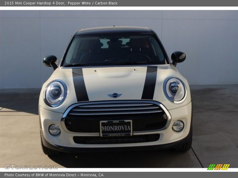 Pepper White / Carbon Black 2015 Mini Cooper Hardtop 4 Door