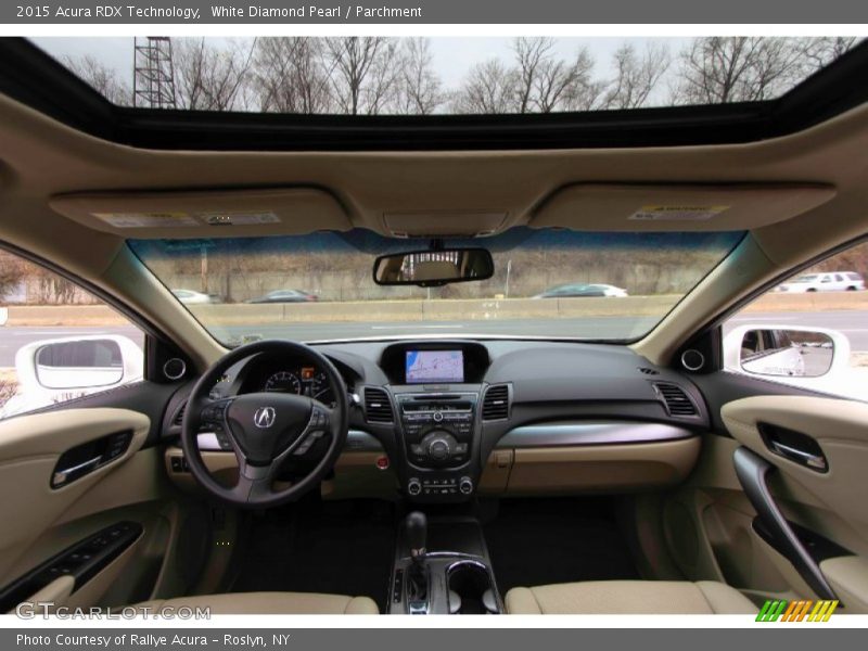 White Diamond Pearl / Parchment 2015 Acura RDX Technology