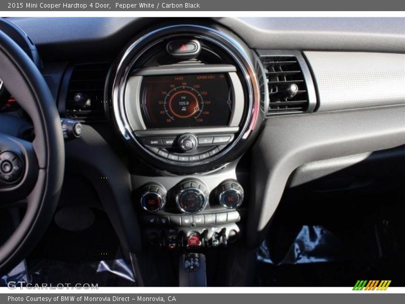 Pepper White / Carbon Black 2015 Mini Cooper Hardtop 4 Door