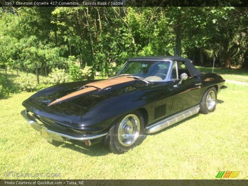 Tuxedo Black / Saddle 1967 Chevrolet Corvette 427 Convertible