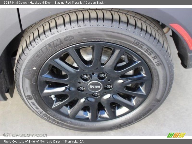 Blazing Red Metallic / Carbon Black 2015 Mini Cooper Hardtop 4 Door
