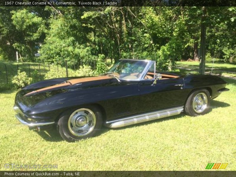 Front 3/4 View of 1967 Corvette 427 Convertible