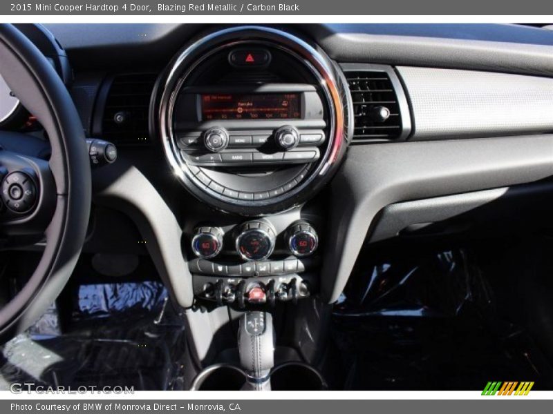 Blazing Red Metallic / Carbon Black 2015 Mini Cooper Hardtop 4 Door