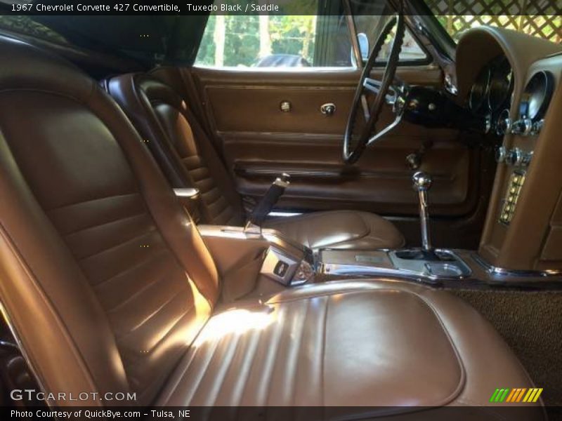 Front Seat of 1967 Corvette 427 Convertible