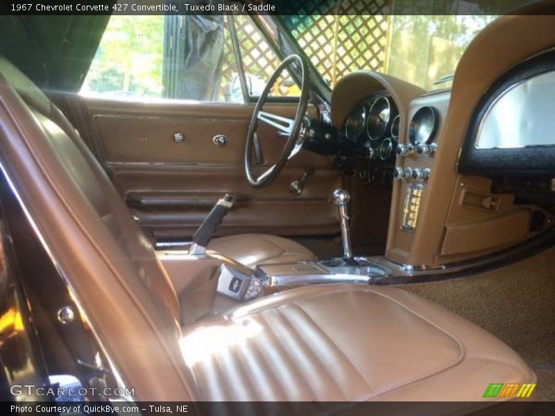 Front Seat of 1967 Corvette 427 Convertible