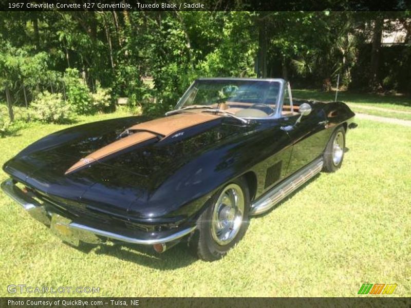 Tuxedo Black / Saddle 1967 Chevrolet Corvette 427 Convertible